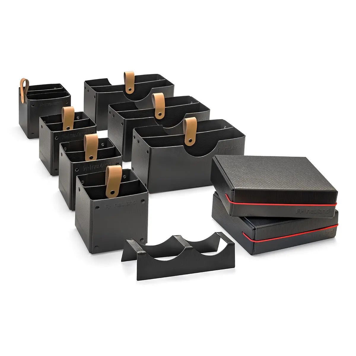 Novario® Boxen-Sets, schwarz