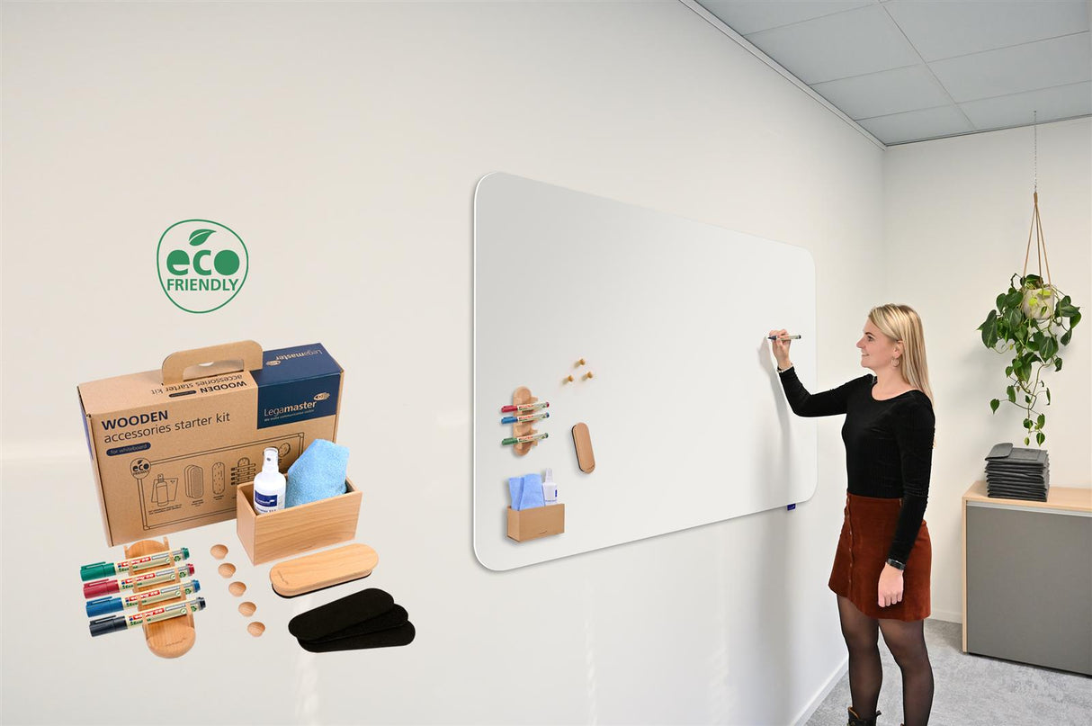 Legamaster WOODEN Whiteboard Zubehörset 17-teilig