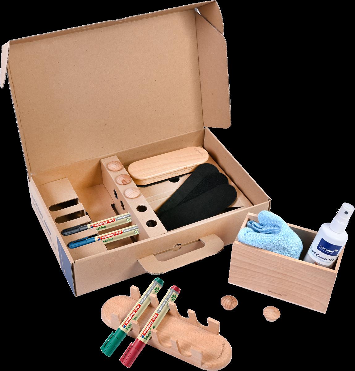 Legamaster WOODEN Whiteboard Zubehörset 17-teilig