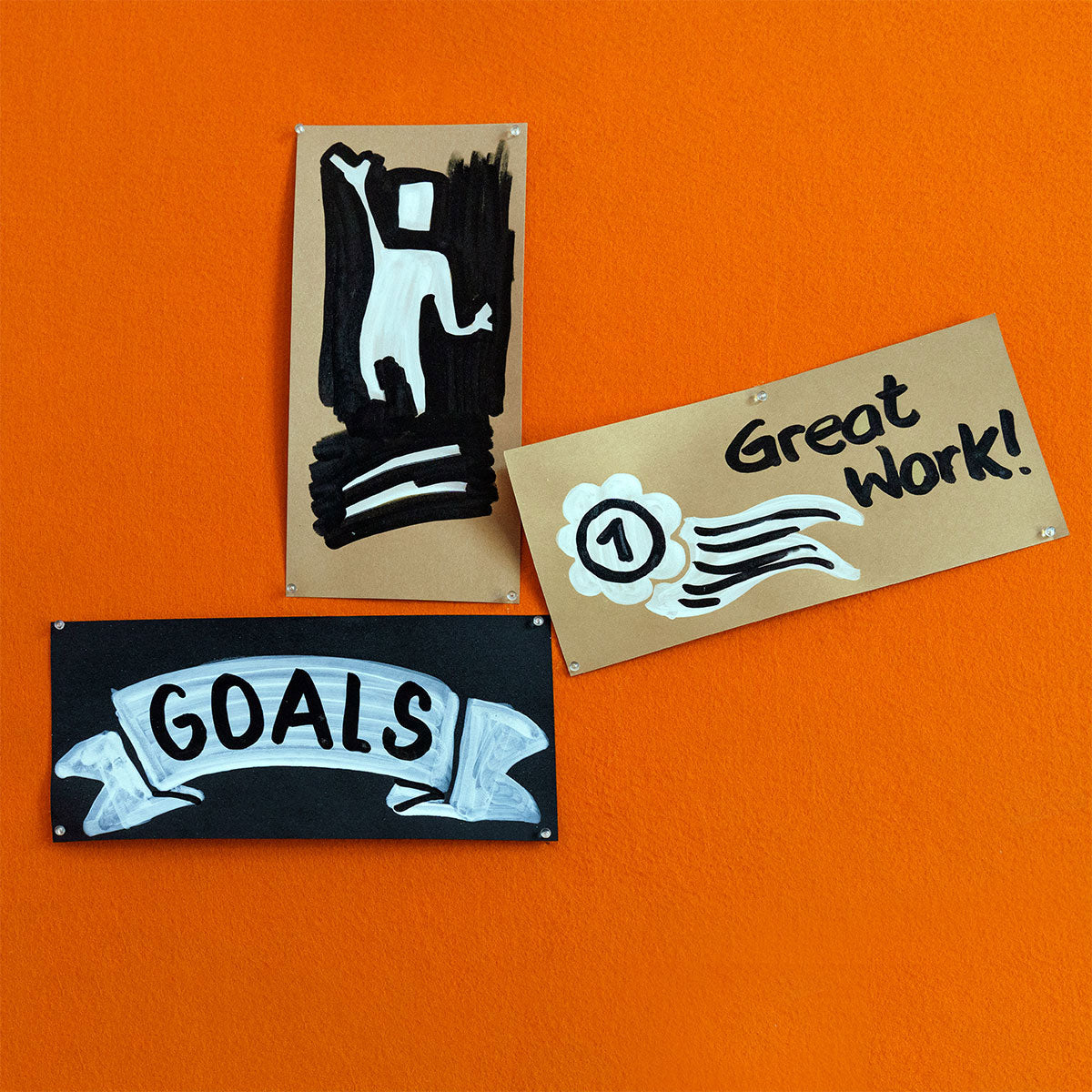 Neuland Rechteck-Karten exclusive edition, Pin-It, in gedeckten Farben sortiert