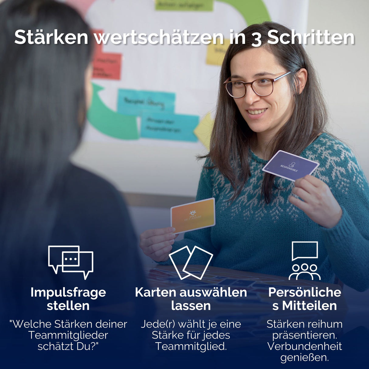 metaFox Stärkenkarten „Deine Stärken“ für ressourcen-orientiertes Gespräch