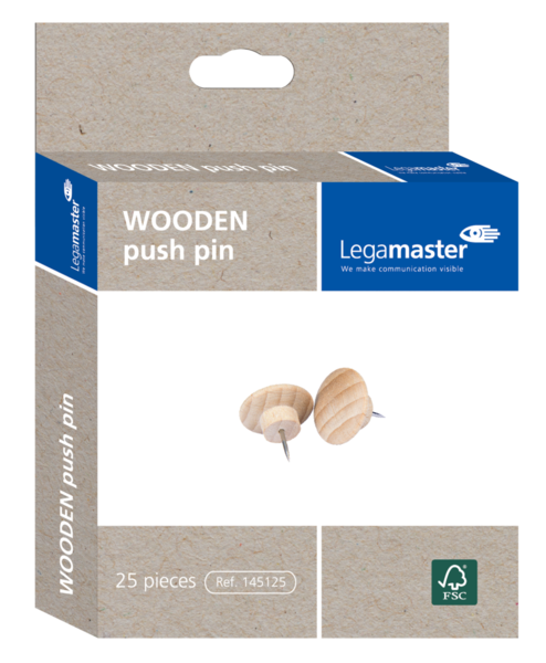 Legamaster WOODEN Pinnnadel 25 Stk.