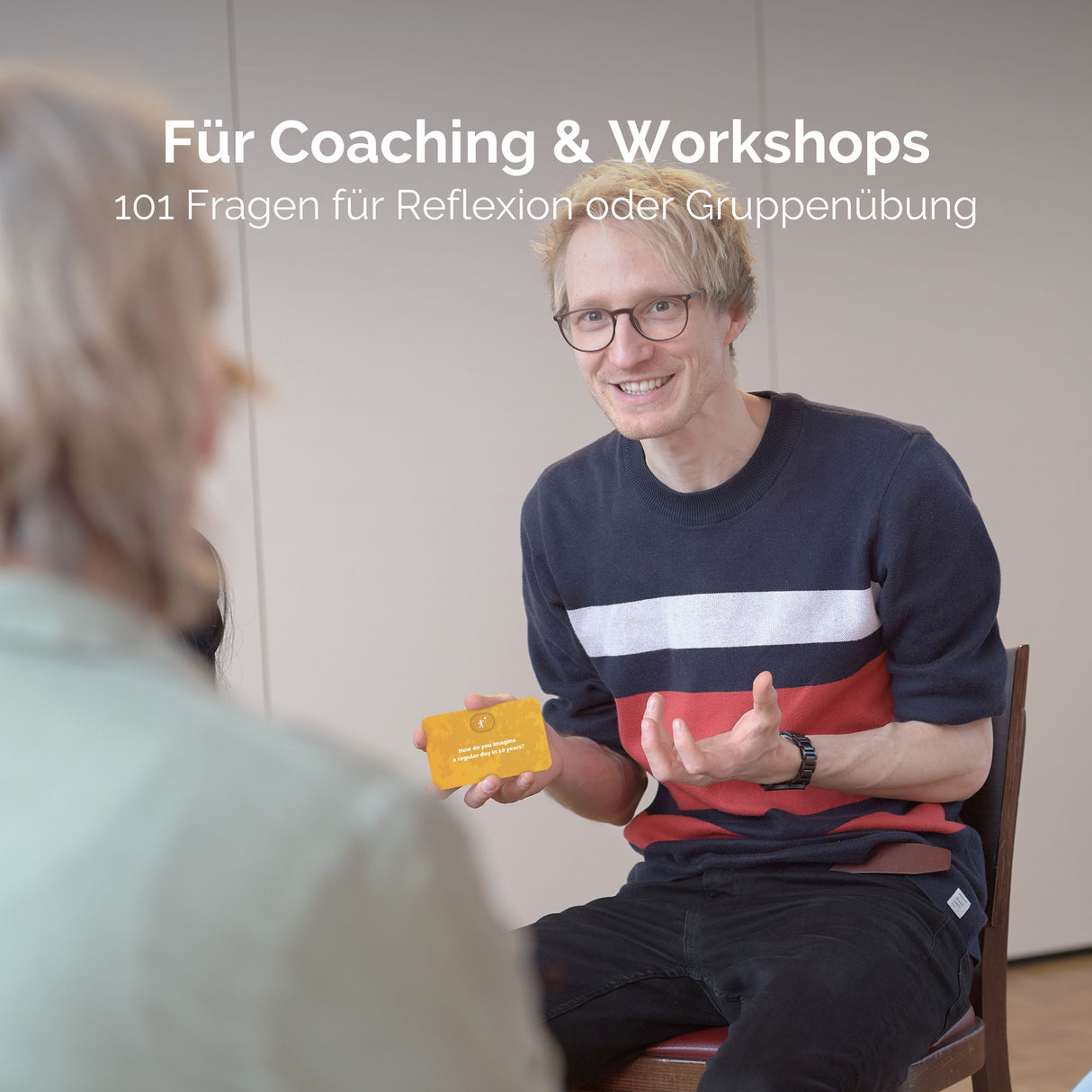 metaFox deep questions "Über uns" cards