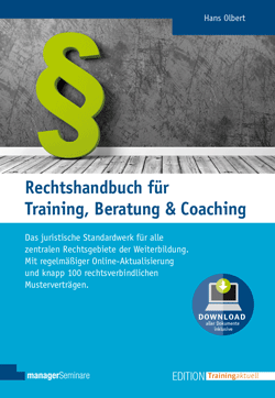 Rechtshandbuch für Training, Beratung & Coaching