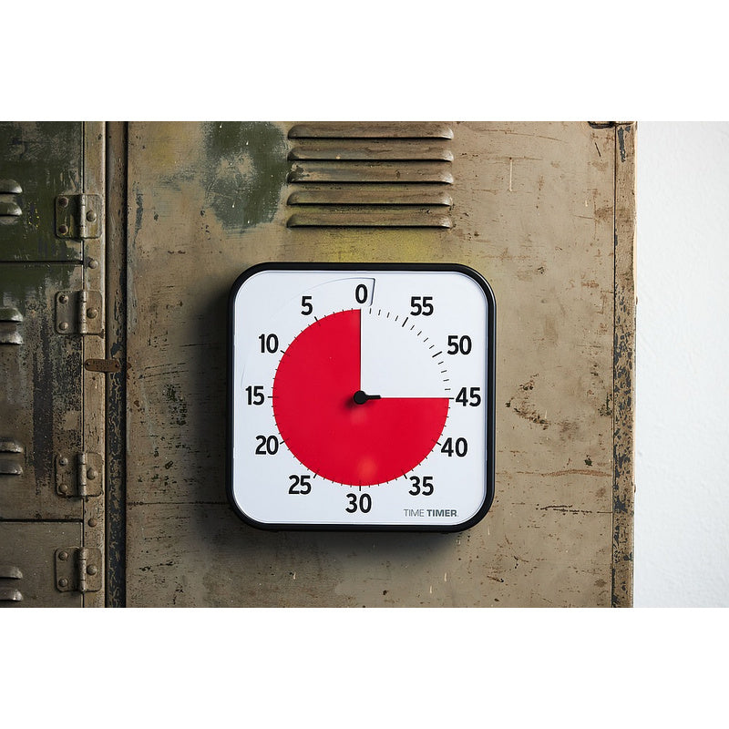 Time Timer® 12" Zoll Groß 30x30cm mit Dry Erase Card