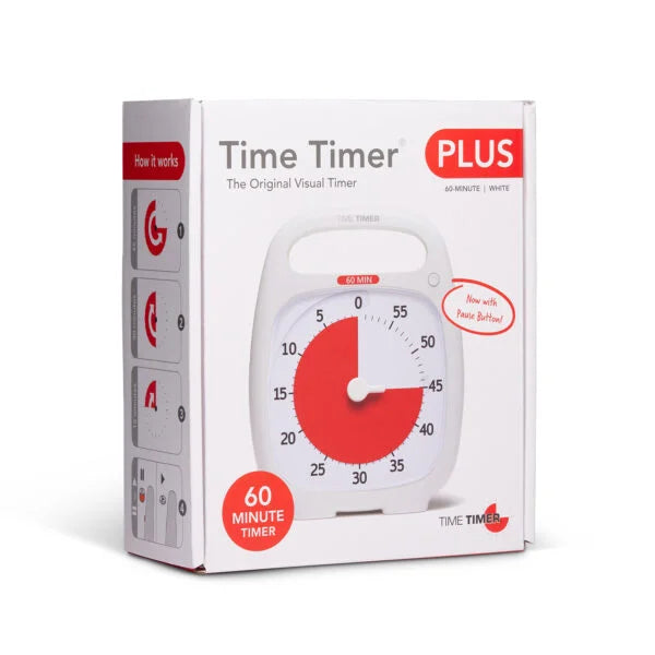 Time Timer PLUS weiß, 60 Minuten