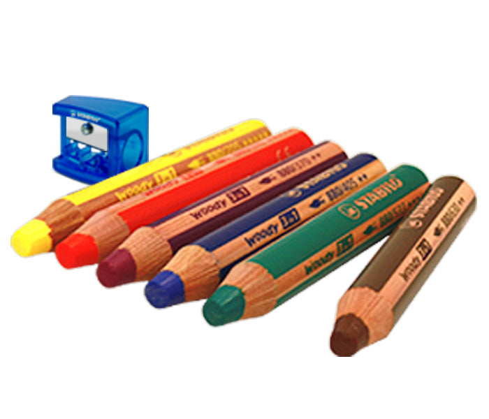 Stabilo woody Wachsmalkreide 3 in 1