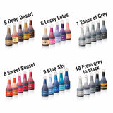 Neuland Set No.One® 5er Farbset+ BigOne® 5er Farbset + Nachfülltinte RefillOne 5er Set