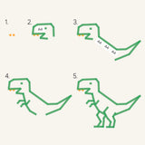 Neuland Einfach tapen im Kinderzimmer – Dino Edition