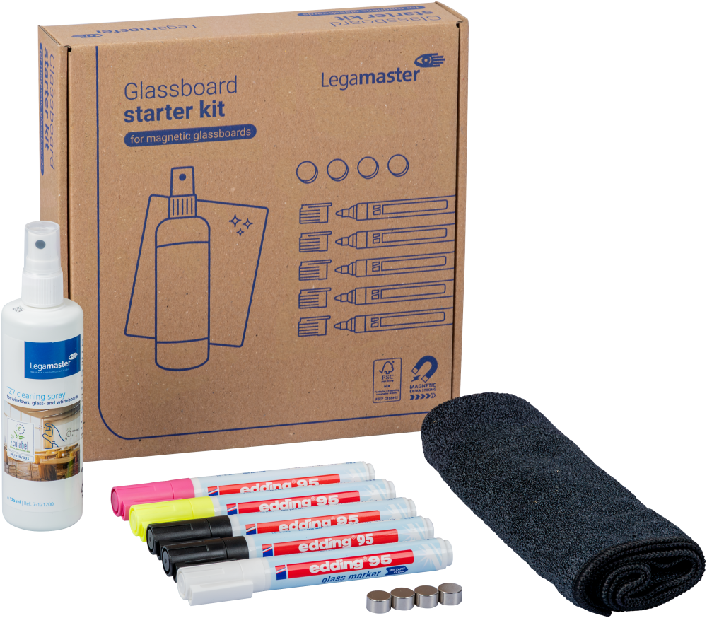 Legamaster Glasboard Starter Kit