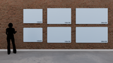Legamaster Glasboard matt, abgerundete Ecken (RC)