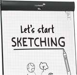 Legamaster SKETCH PRO Flipchart, Dreibein