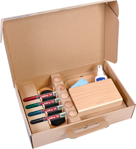 Legamaster WOODEN Whiteboard Zubehörset 17-teilig