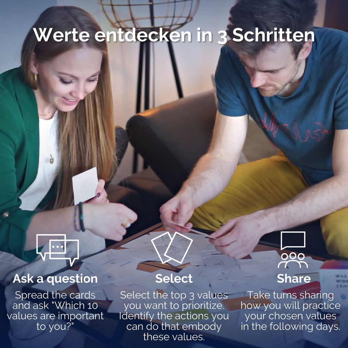 metaFox Wertekarten „Was wirklich zählt!“ für die Arbeit mit Werten