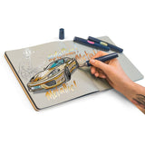Moderationsmarker Neuland No.One® Metallic mit Keilspitze 2-6 mm – 10er Farb-Set