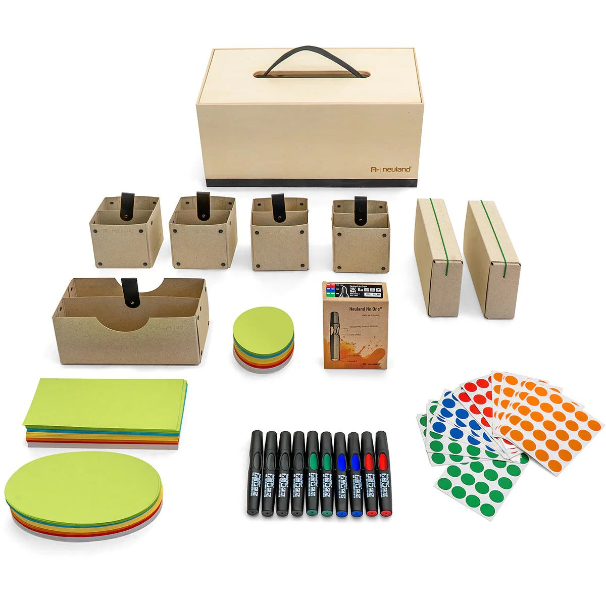 Neuland Holz-Moderationsbox Novario® mit Basic Füllung - Pin-It