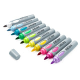 Moderationsmarker Neuland BigOne® Art, Pinselspitze 2-15 mm – 10er Farb-Set
