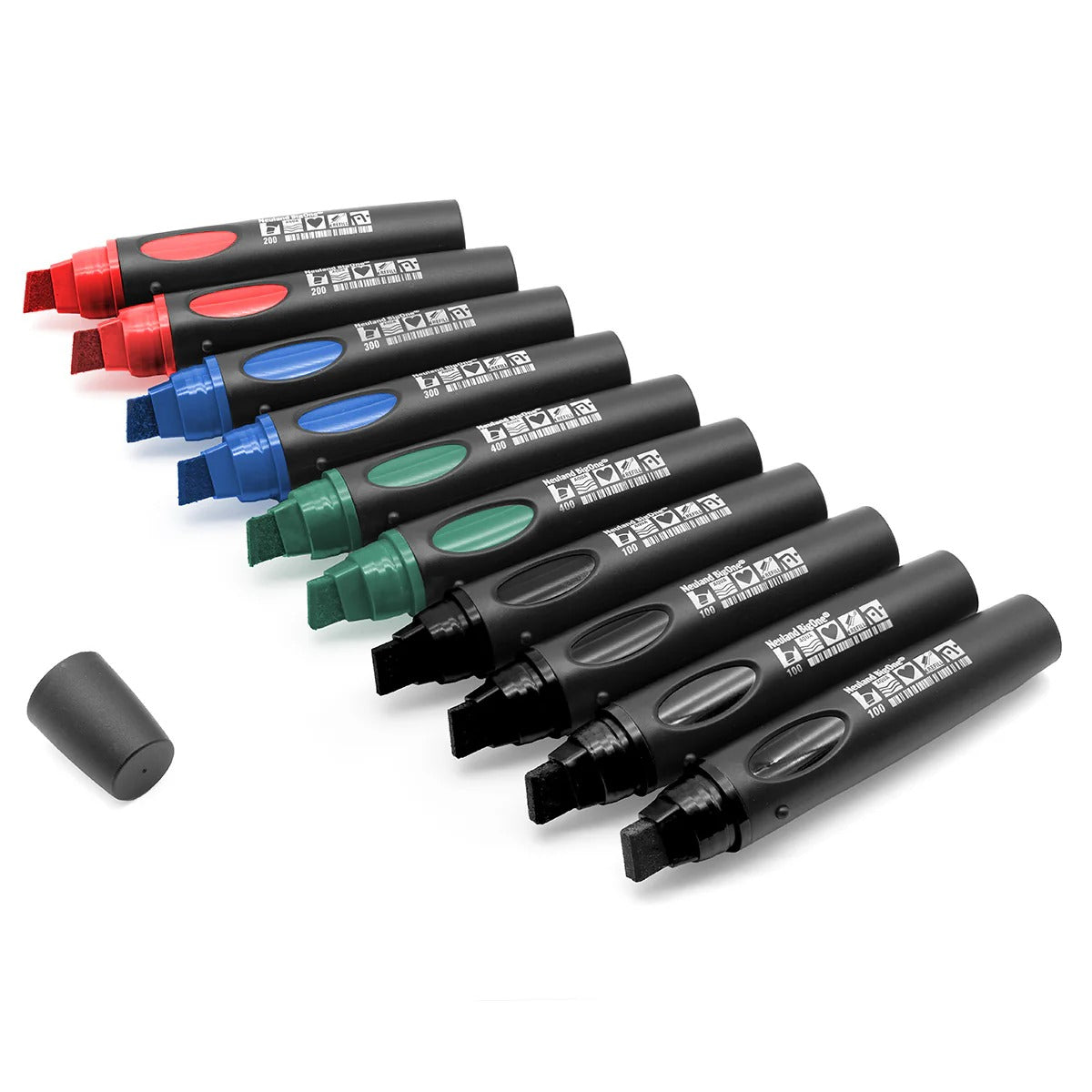 Moderationsmarker Neuland BigOne® 10er Farb-Set mit Keilspitze 6-12 mm