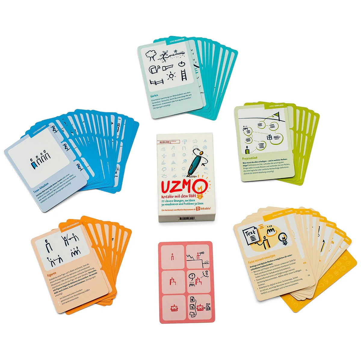 Neuland Kartenset – UZMO – Kreativ mit dem Stift
