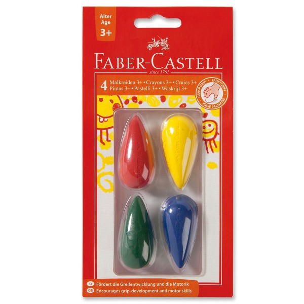 Faber-Castell Malkreide Birne, 4er Set